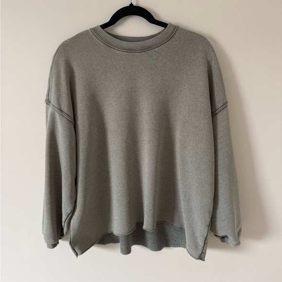 aerie Other - 24. | aerie | Sage Green | Distressed Oversized Sweater